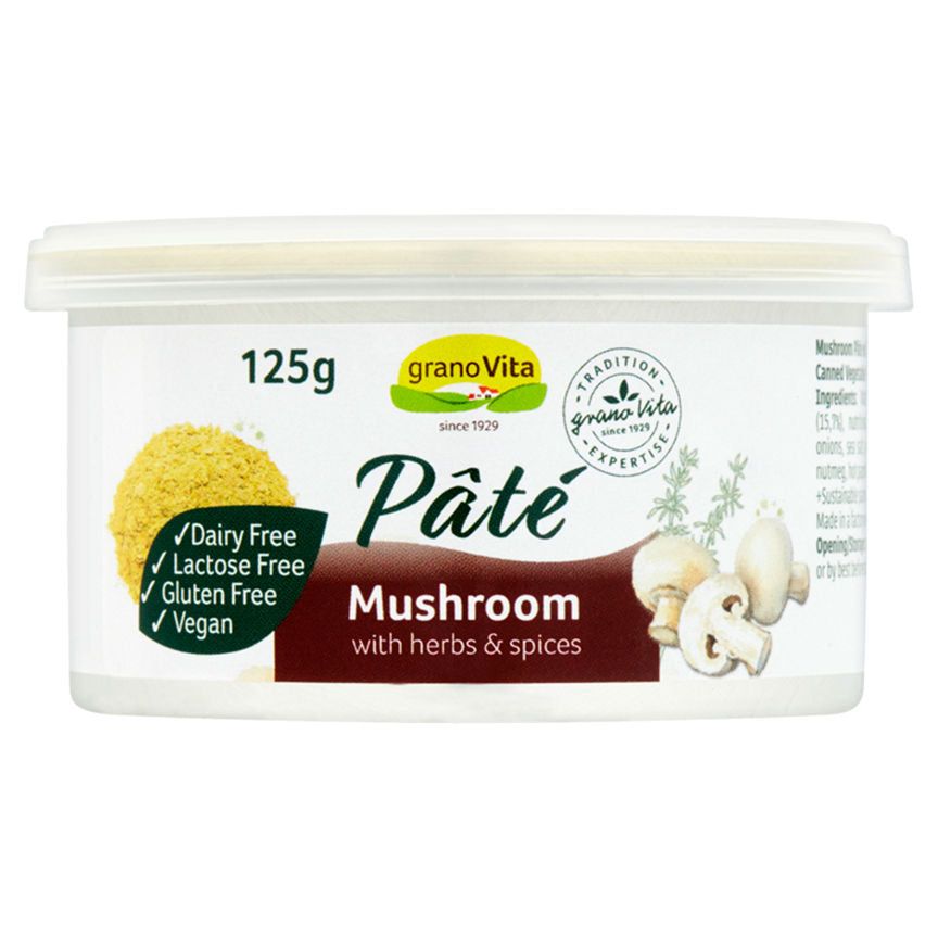 GranoVita Mushroom P&amp;acirc;t&amp;eacute; with Herbs &amp;amp; Spices