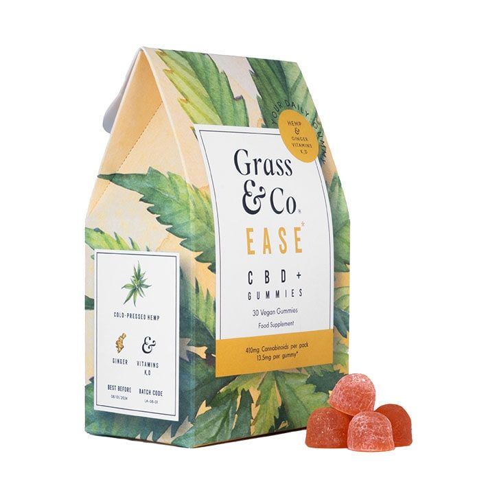 Grass &amp;amp; Co. EASE CBD+ 30 Vegan Gummies