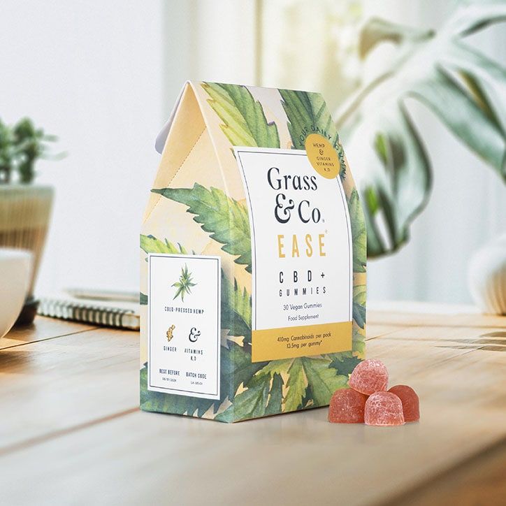 Grass &amp;amp; Co. EASE CBD+ 30 Vegan Gummies