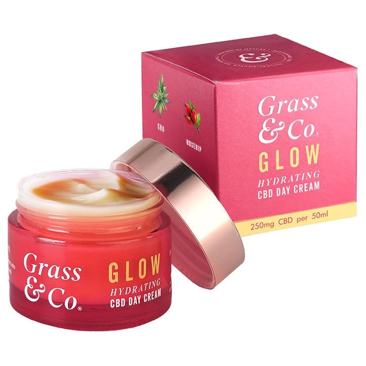 Grass & Co. GLOW Hydrating 250mg CBD Day Cream 50ml