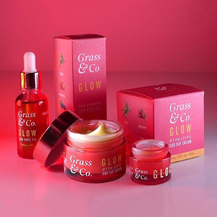 Grass &amp;amp; Co. GLOW Nourishing 300mg CBD Face Oil 30ml