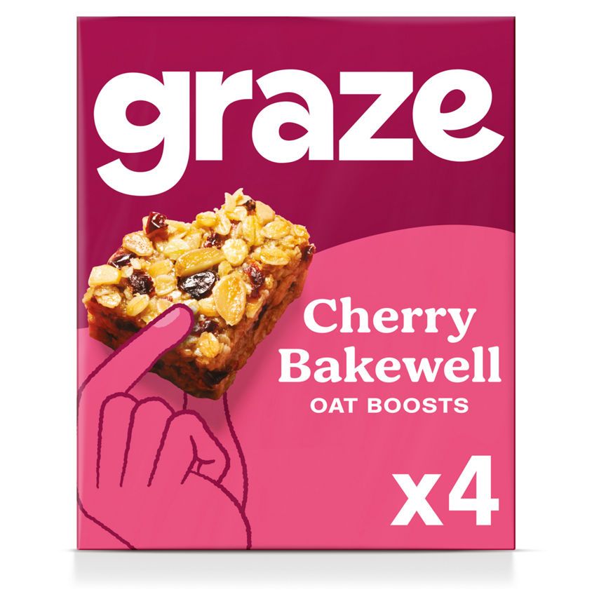 Graze Fibre Oat Boosts Cherry Bakewell