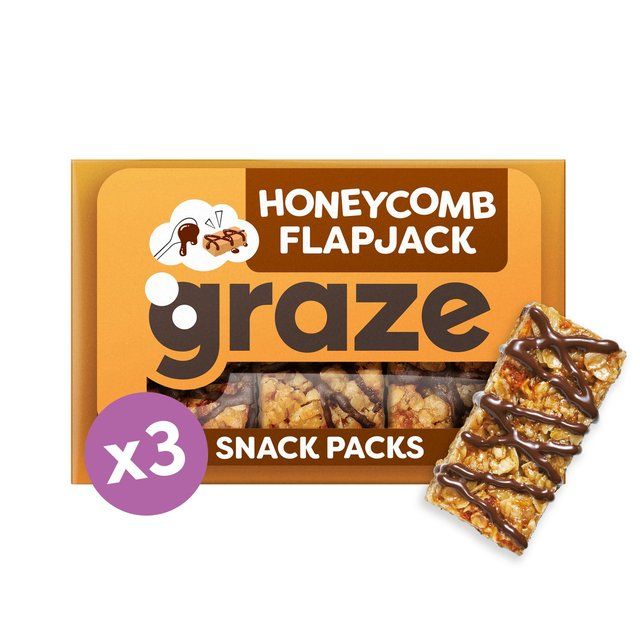 Graze Honeycomb Flapjack Snack Packs