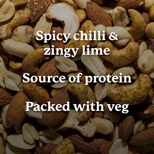 Graze Protein Chilli &amp;amp; Lime Vegan Mixed Nuts Snack   38g