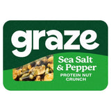 Graze Protein Salt &amp;amp; Pepper Vegan Mixed Nuts Snack   28g