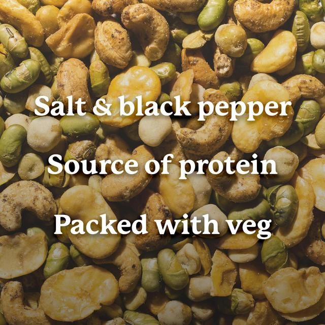 Graze Protein Salt &amp;amp; Pepper Vegan Mixed Nuts Snack   28g