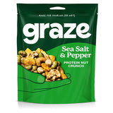 Graze Salt &amp;amp; Pepper Protein Nut Crunch Bag -100g