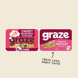 Graze Vegan Cherry Bakewell Snack Bars With Oats   50g