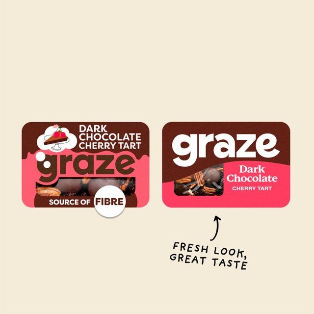 Graze Vegan Dark Chocolate Crunchy Mixed Snacks   40g