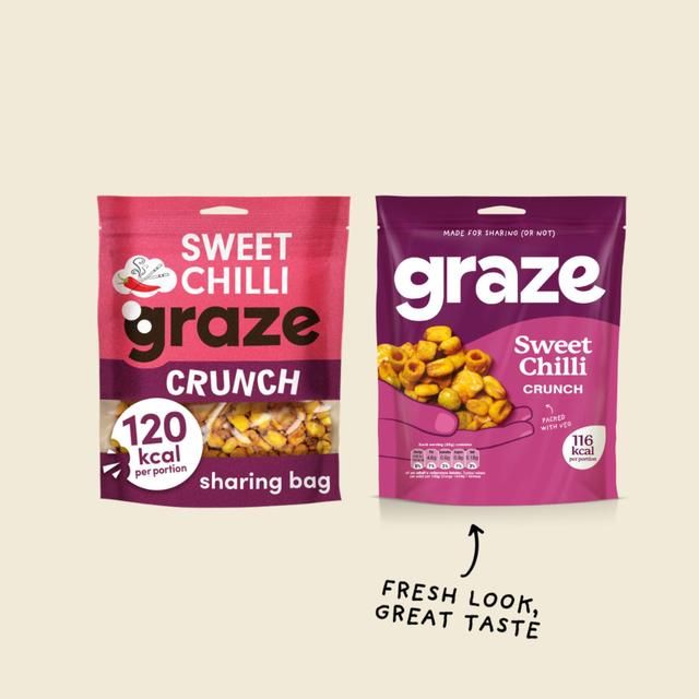 Graze Vegan Sweet Chilli Mixed Sharing Snacks   100g