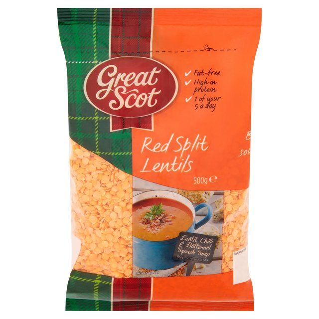 Great Scot Red Split Lentils   500g