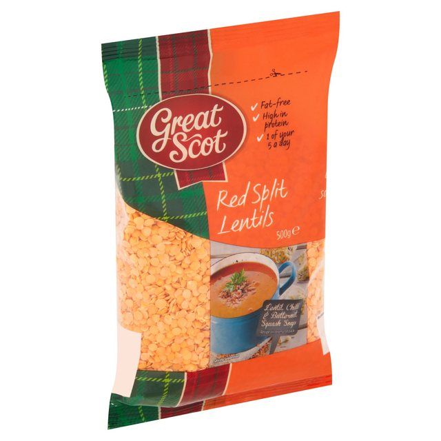 Great Scot Red Split Lentils   500g