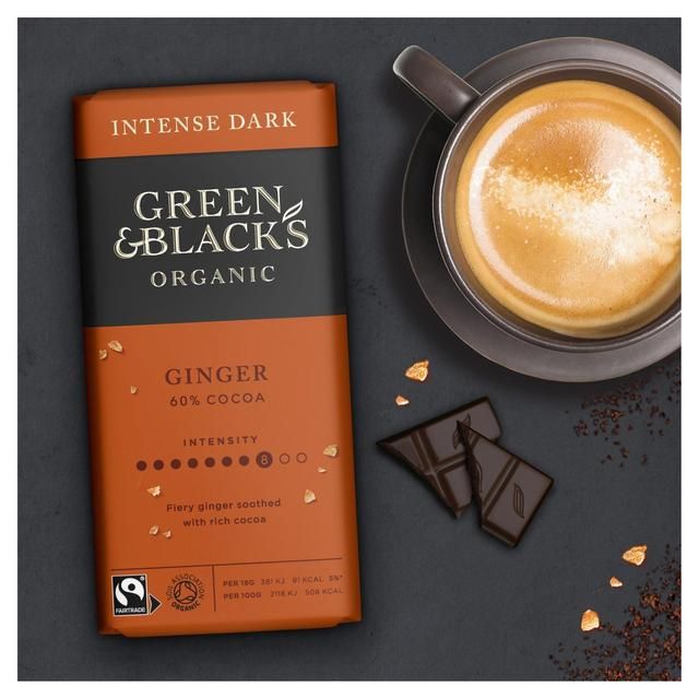 Green &amp;amp; Black's Organic Ginger Dark Chocolate Bar