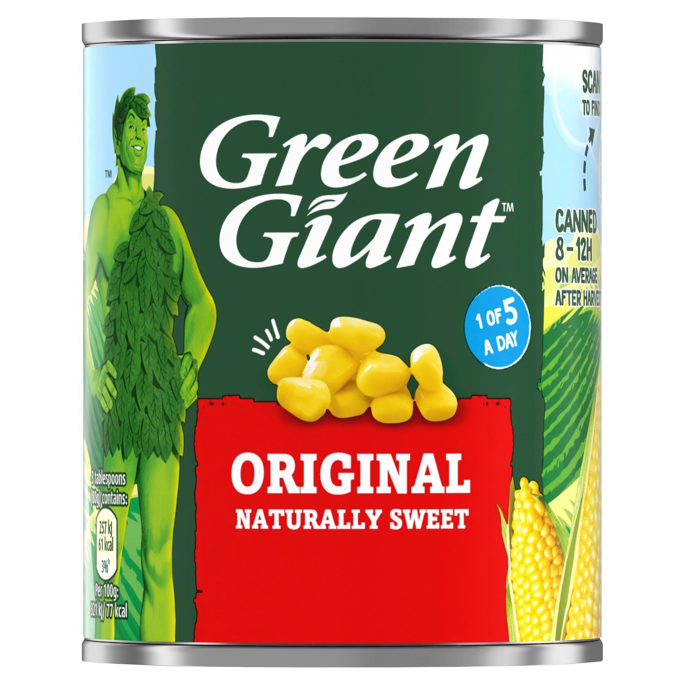 Green Giant Original Sweetcorn 198g