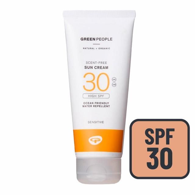 Green People SPF 30 Sun Cream Scent Free   200ml