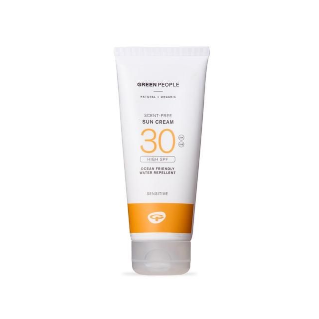 Green People SPF 30 Sun Cream Scent Free   200ml