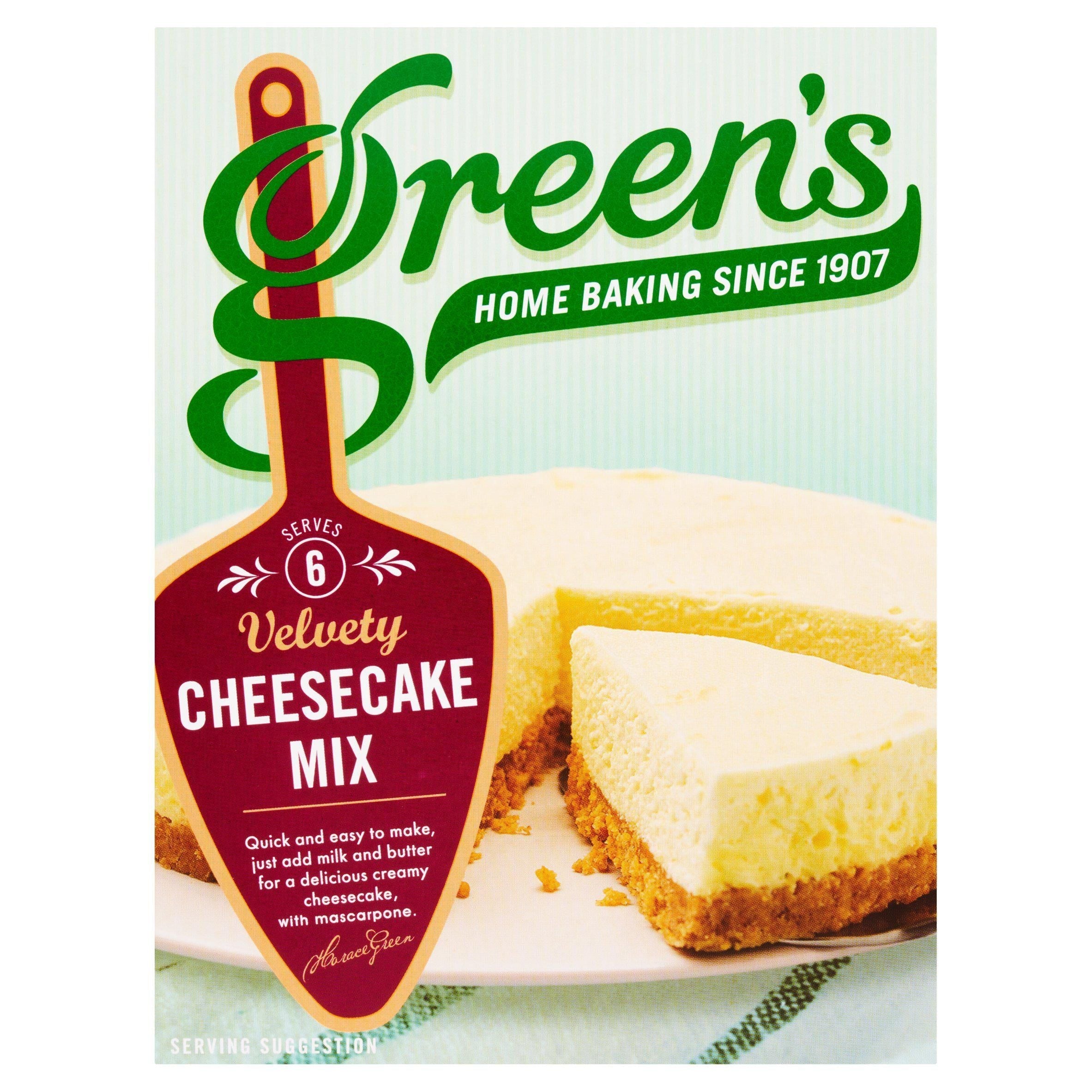 Green's Velvety Cheesecake on a Crunchy Biscuit Base Mix 259g