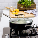 GreenPan Copenhagen Aluminium Non-Stick 28cm 4.3 Litre Skillet with lid