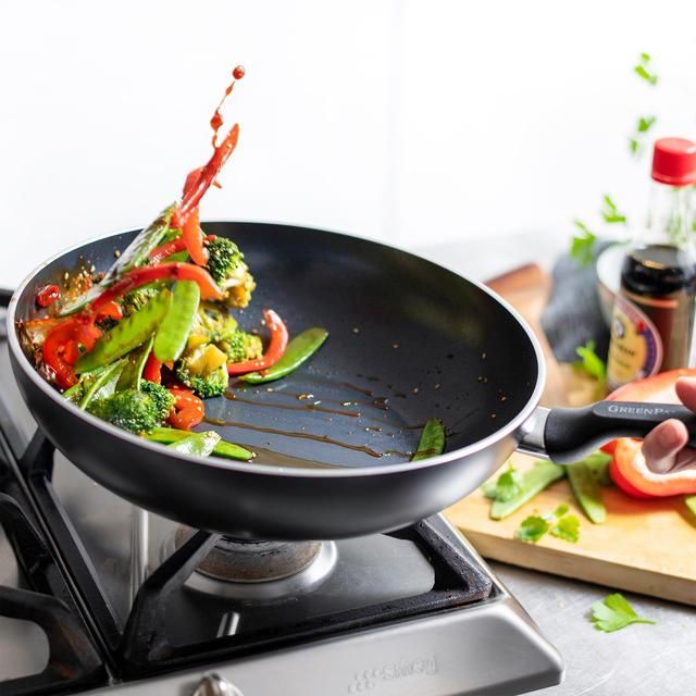 GreenPan Memphis Ceramic Non-Stick 28cm/3.6 Litre Wok