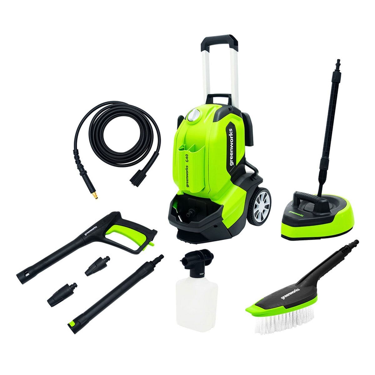 GreenWorks G40 Pressure Washer - 135 bar