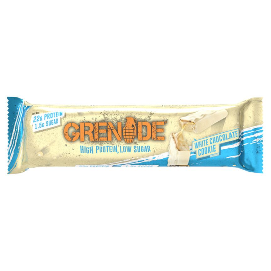 Grenade Carb Killa High Protein, Low Sugar Bar White Chocolate Cookie