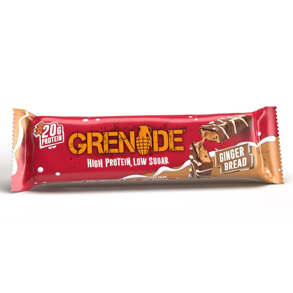 Grenade Gingerbread Bars, 12 x 60g