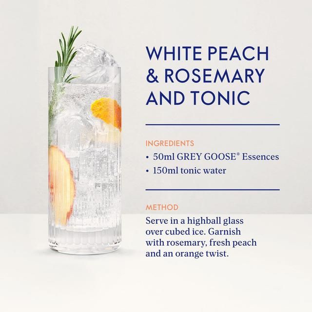 Grey Goose Essences White Peach and Rosemary Vodka Based Spirit Drink   700ml