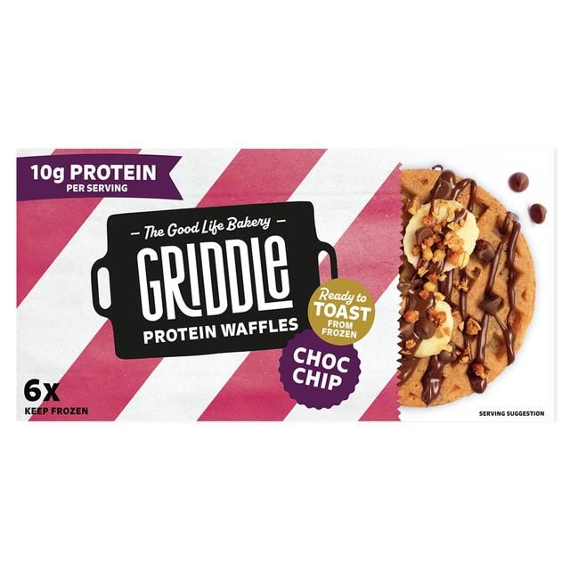 Griddle Choc-Chip High Protein Toaster Waffles   200g