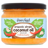 Groovy Food Company Organic Virgin Coconut Oil Infused with Chilli &amp;amp; Garlic   283ml