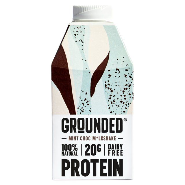 GROUNDED Mint Chocolate Plant Protein Shake   490ml