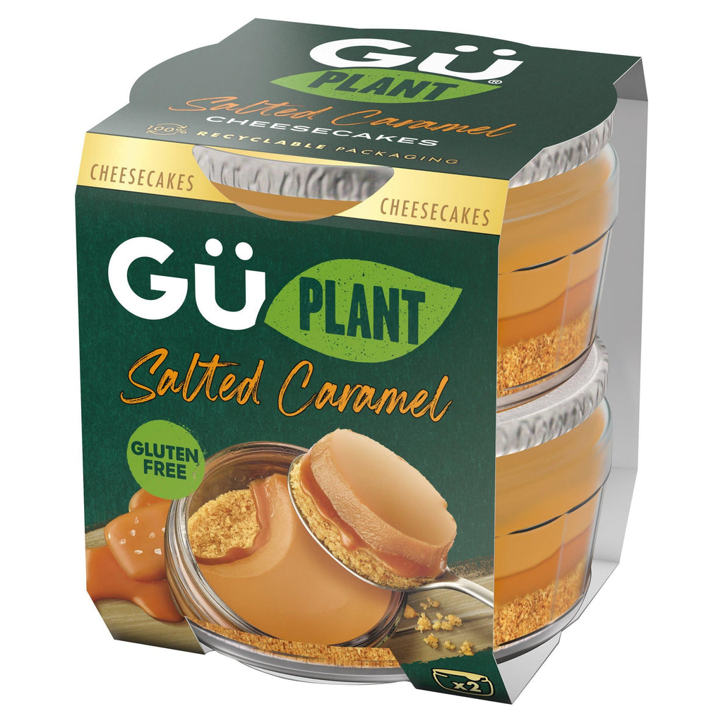 Gü Plant Salted Caramel Cheesecake Dessert 2x83g