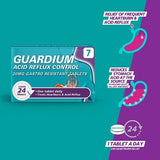 Guardium Acid Reflux Control Tabs Heartburn Indigestion 7s