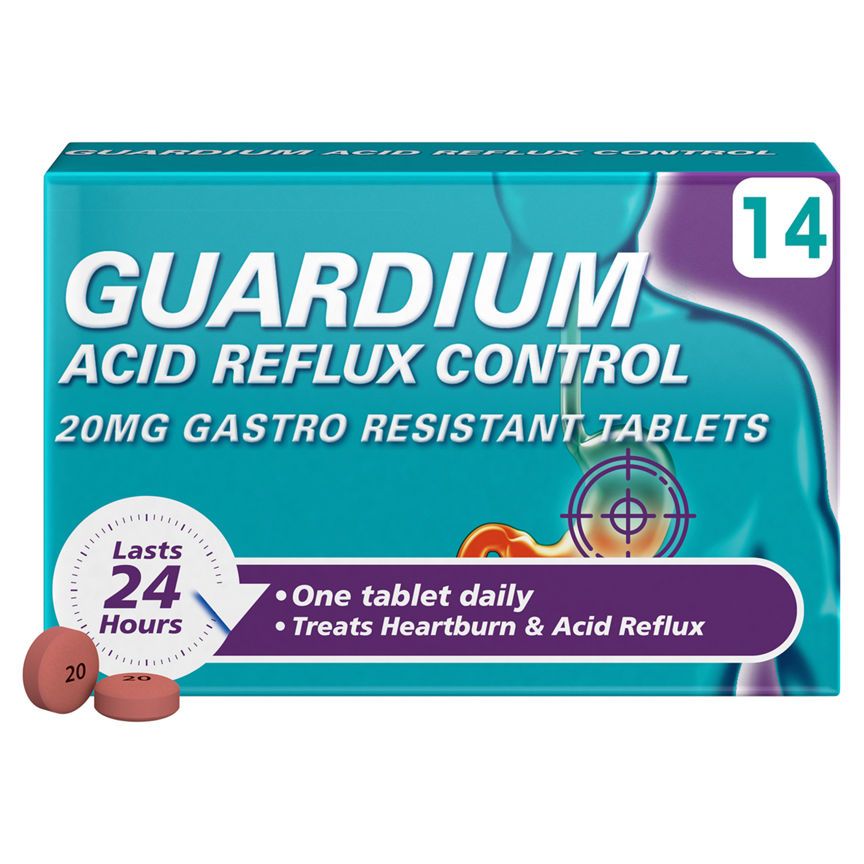 Guardium Guardium Acid Reflux Control Gastro Resistant Tablets x14