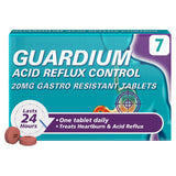 Guardium Heartburn &amp;amp; Acid Reflux Gastro Resistant Tablets x7 20mg