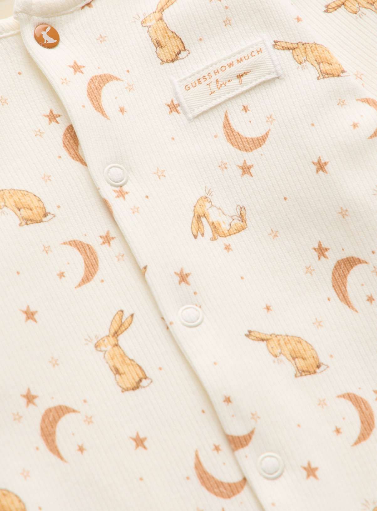 Guess How Much I Love You Cream Sleepsuit &amp;amp; Hat Set Up to 3 mths