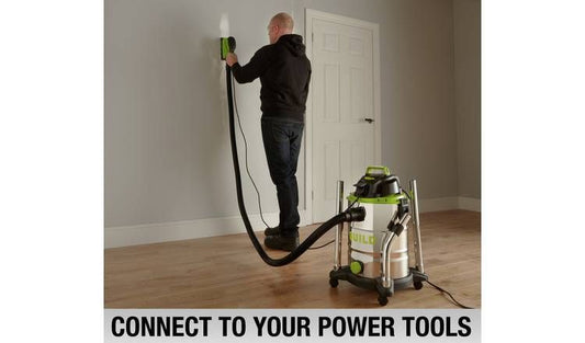 Guild 30L Wet & Dry Cleaner with Power Take Off - 1500W