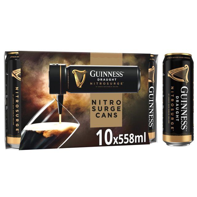 Guinness Draught Nitrosurge in Can   10 x 558ml