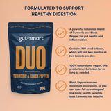 gut-smart DUO Turmeric and Black Pepper - 120 Tablets