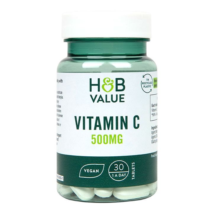 H&amp;amp;B Value Vitamin C 500mg 30 Tablets