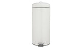 Habitat 30 Litre Round Kitchen Pedal Bin - Matt Cream