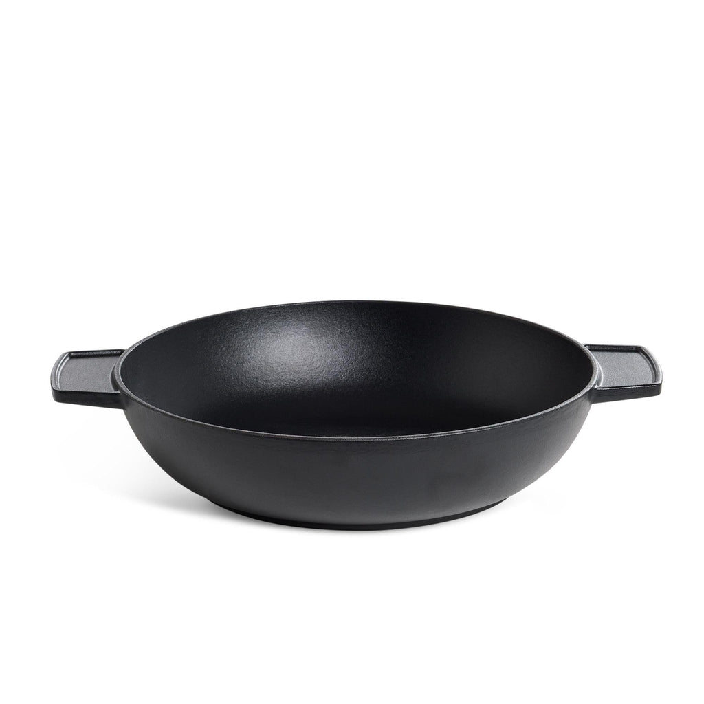 Habitat 60 Stove 28cm Cast Iron Saute/Wok Pan