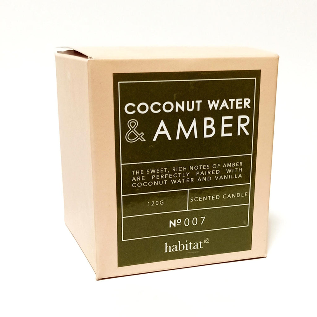 Habitat Boxed Candle - Coconut Water & Amber