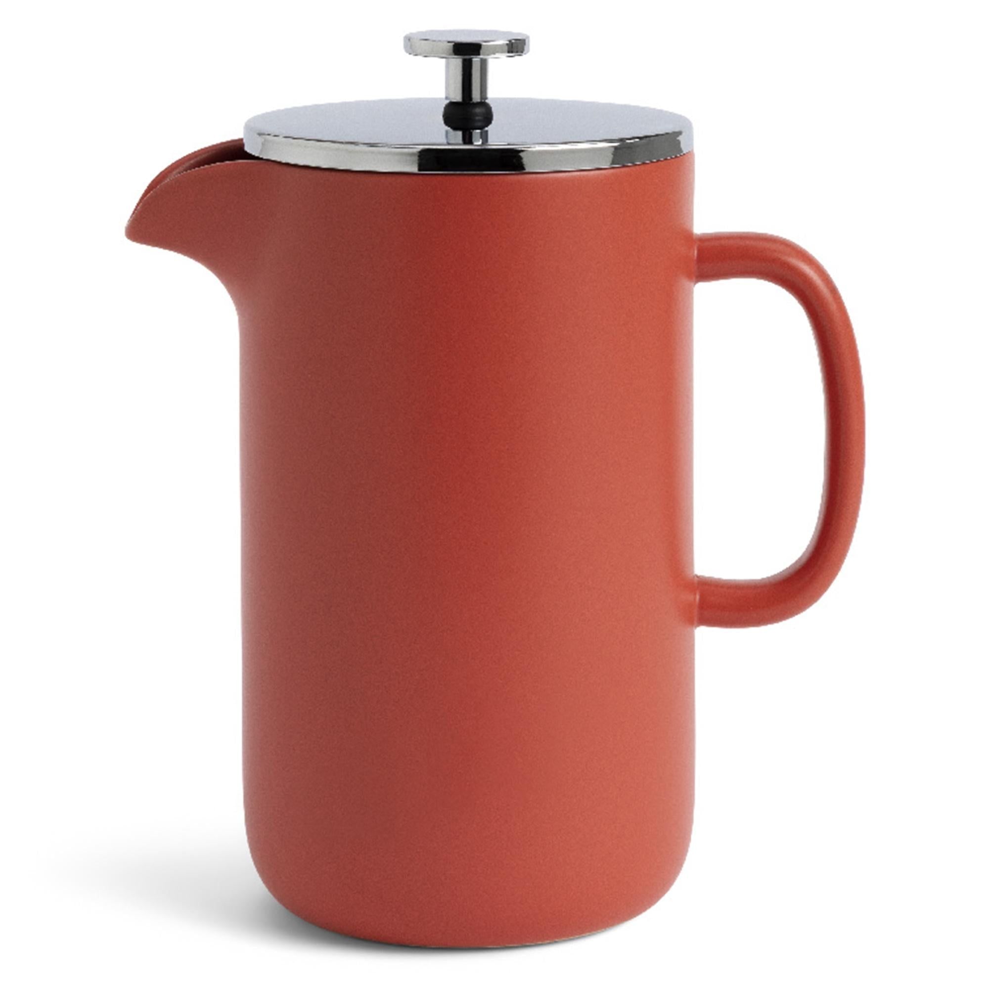 Habitat Ceramic Cafetiere Red 8 Cup