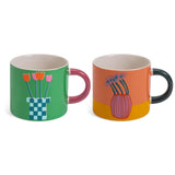 Habitat Designs in Mind Mug Multi Flowers