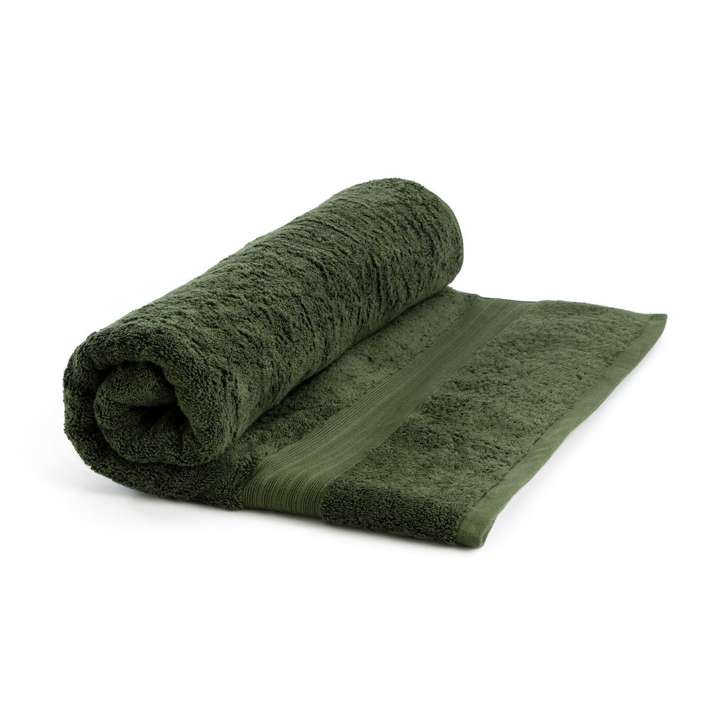 Habitat Egyptian Bath Sheet Forest Green