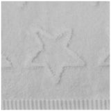 Habitat Embossed Star Bath Towel Grey