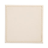 Habitat Faux Leather Reversible Natural Coasters 4pk