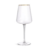 Habitat Gold Rim Wine Glass