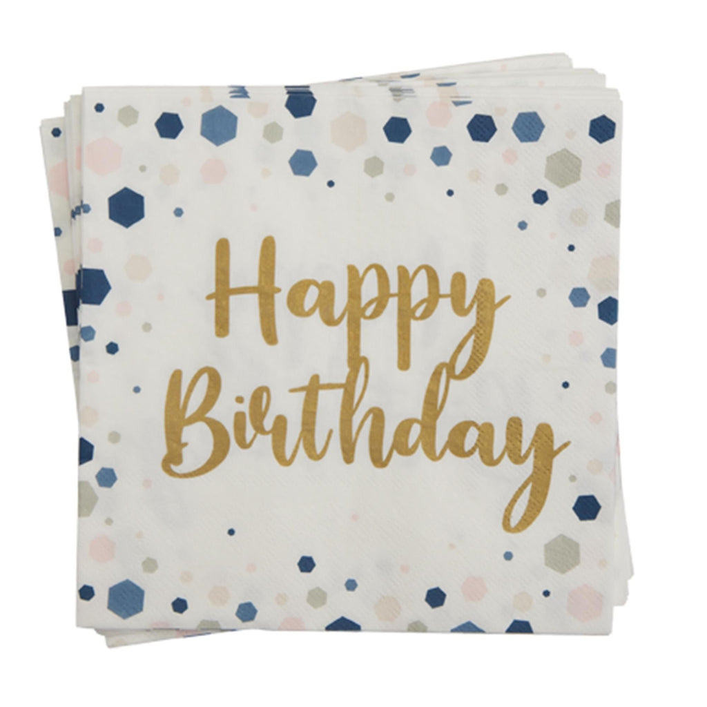 Habitat Happy Birthday Confetti Napkin