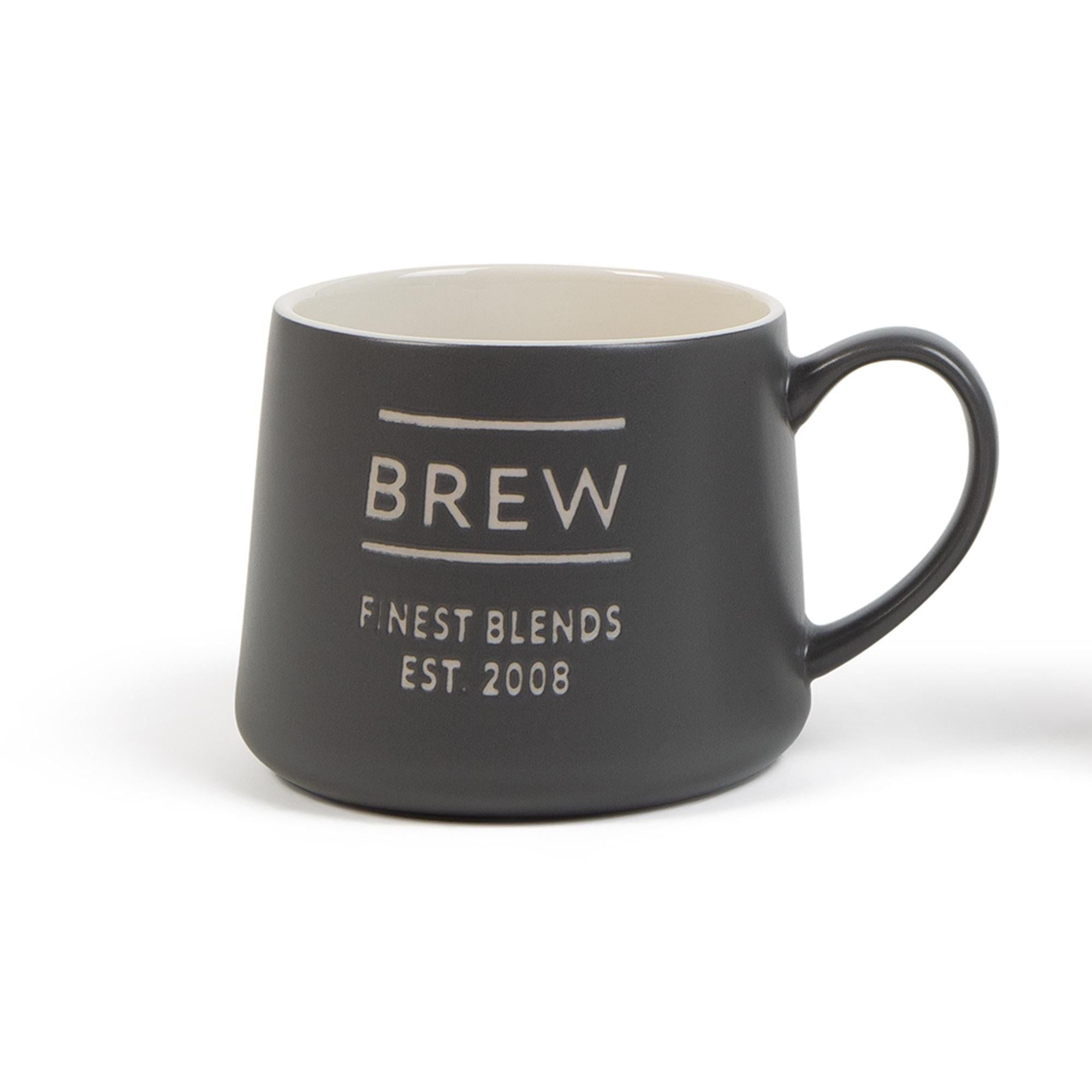 Habitat Industrial Grey Brew Mug